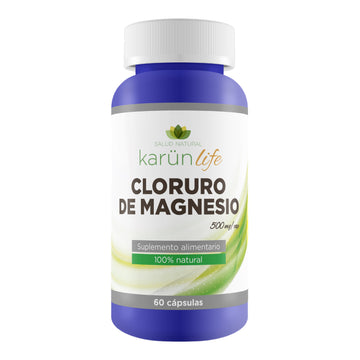 Cloruro De Magnesio 60 Capsulas 500 Mg