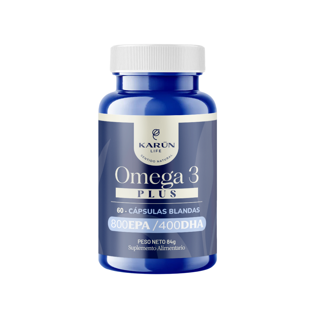 Omega 3 Plus 800 EPA y 400 DHA 60 Cápsulas