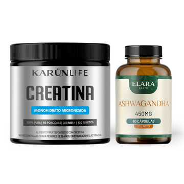 Pack Fuerza Y Calma Ashwagandha + Creatina 300gr