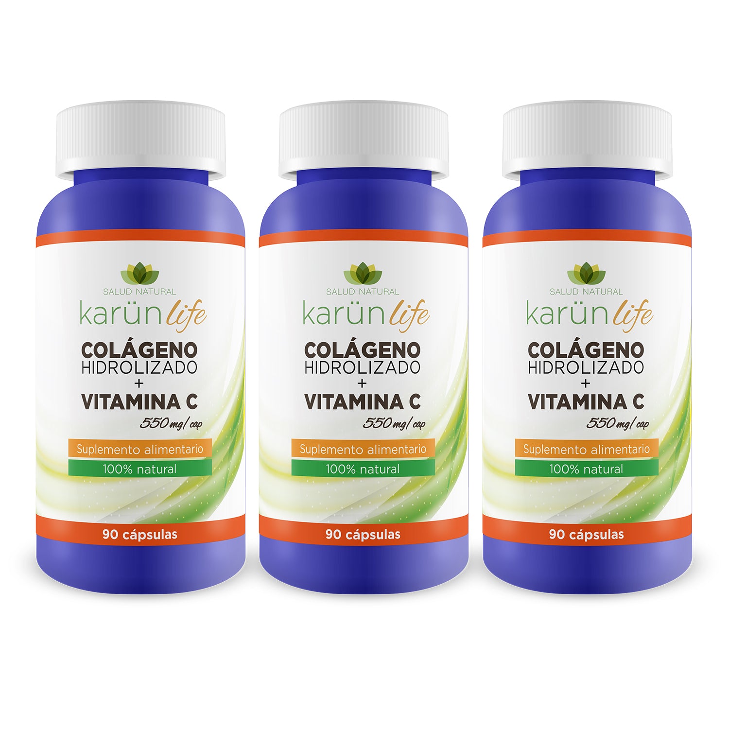Colágeno Hidrolizado + Vitamina C 270 Capsulas 550 Mg