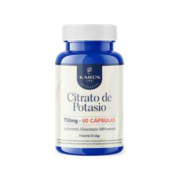 Citrato De Potasio 60 Capsulas 700 Mg