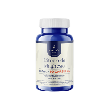 Citrato de Magnesio 400 Mg 90 cápsulas