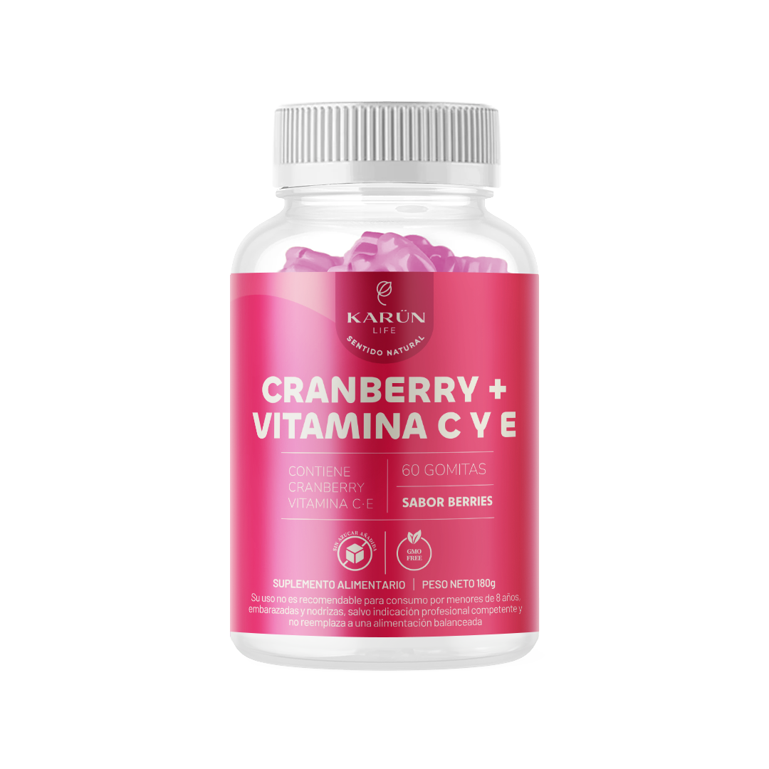Gomitas Cranberry + Vitamina C 60 unidades