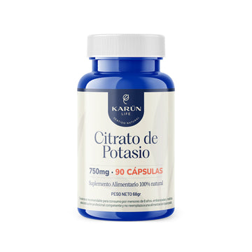 Citrato De Potasio 90 Capsulas 750 Mg