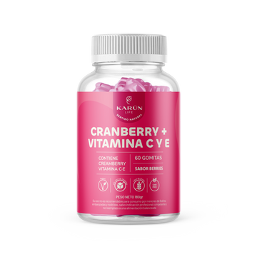 Gomitas Cranberry + Vitamina C 60 unidades