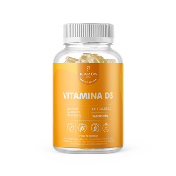 Gomita Vitamina D3 800 IU 60 Unidades