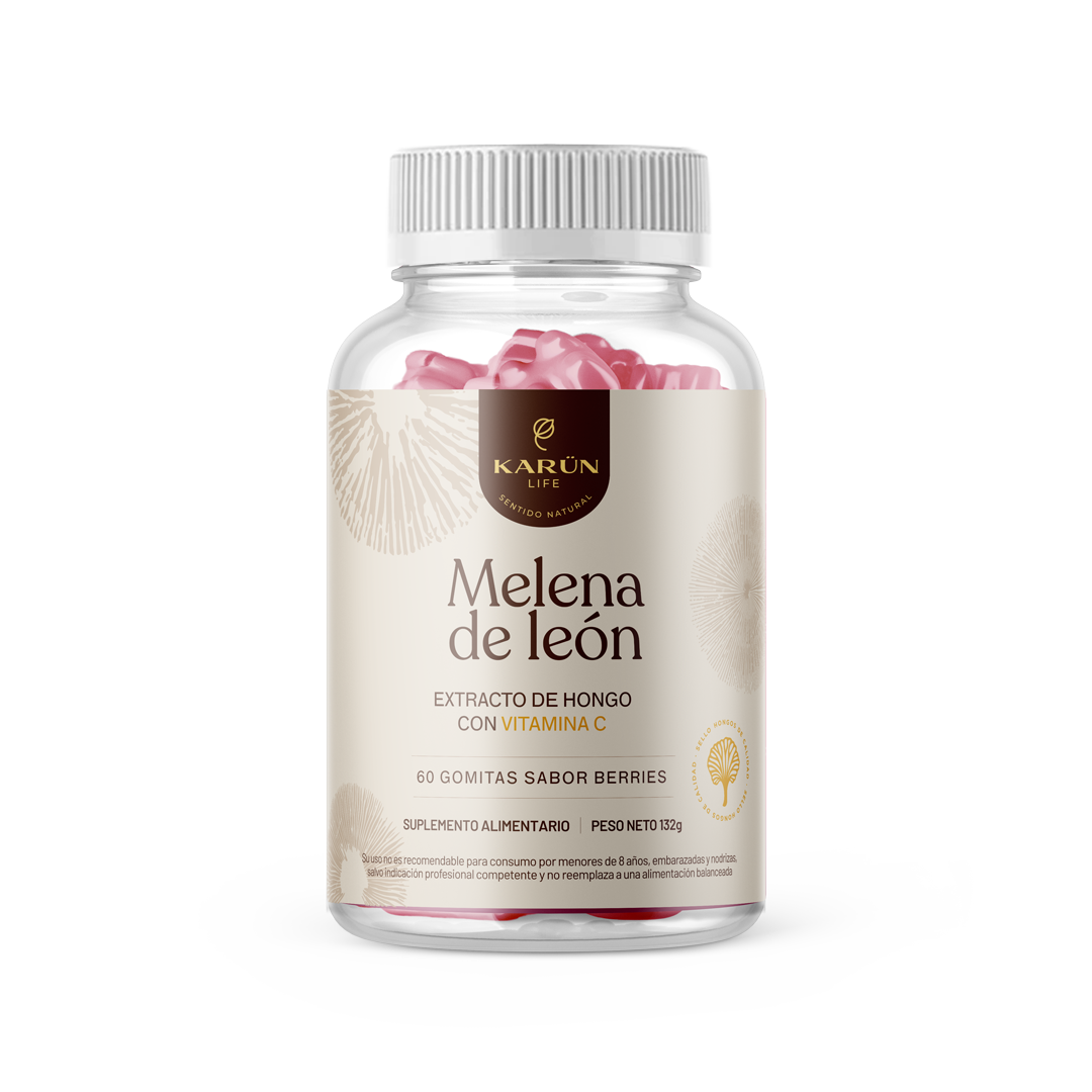 Hongo Melena de León + Vitamina C  60 Gomitas