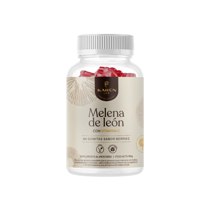 Hongo Melena de León + Vitamina C  60 Gomitas