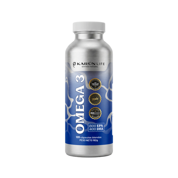 Omega 3 Plus 800 EPA y 400 DHA 120 Cápsulas