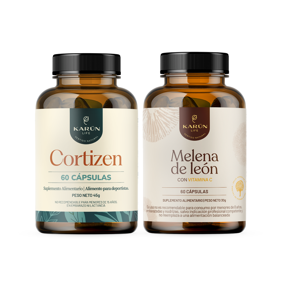 Pack Cortizen + Melena de leon 120 Cap