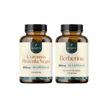 Pack Cúrcuma 60 cap + Berberina 60 cap