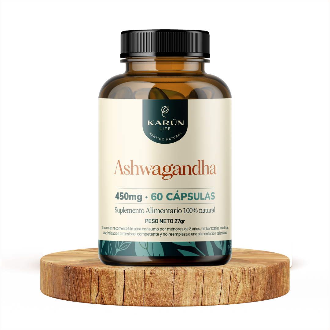 Ashwagandha 450 Mg | Estrés, Ansiedad y Energía Natural