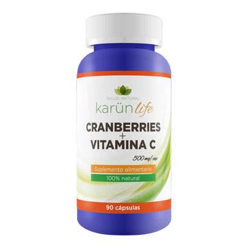 Cranberry + Vitamina C 90 Capsulas 500 Mg