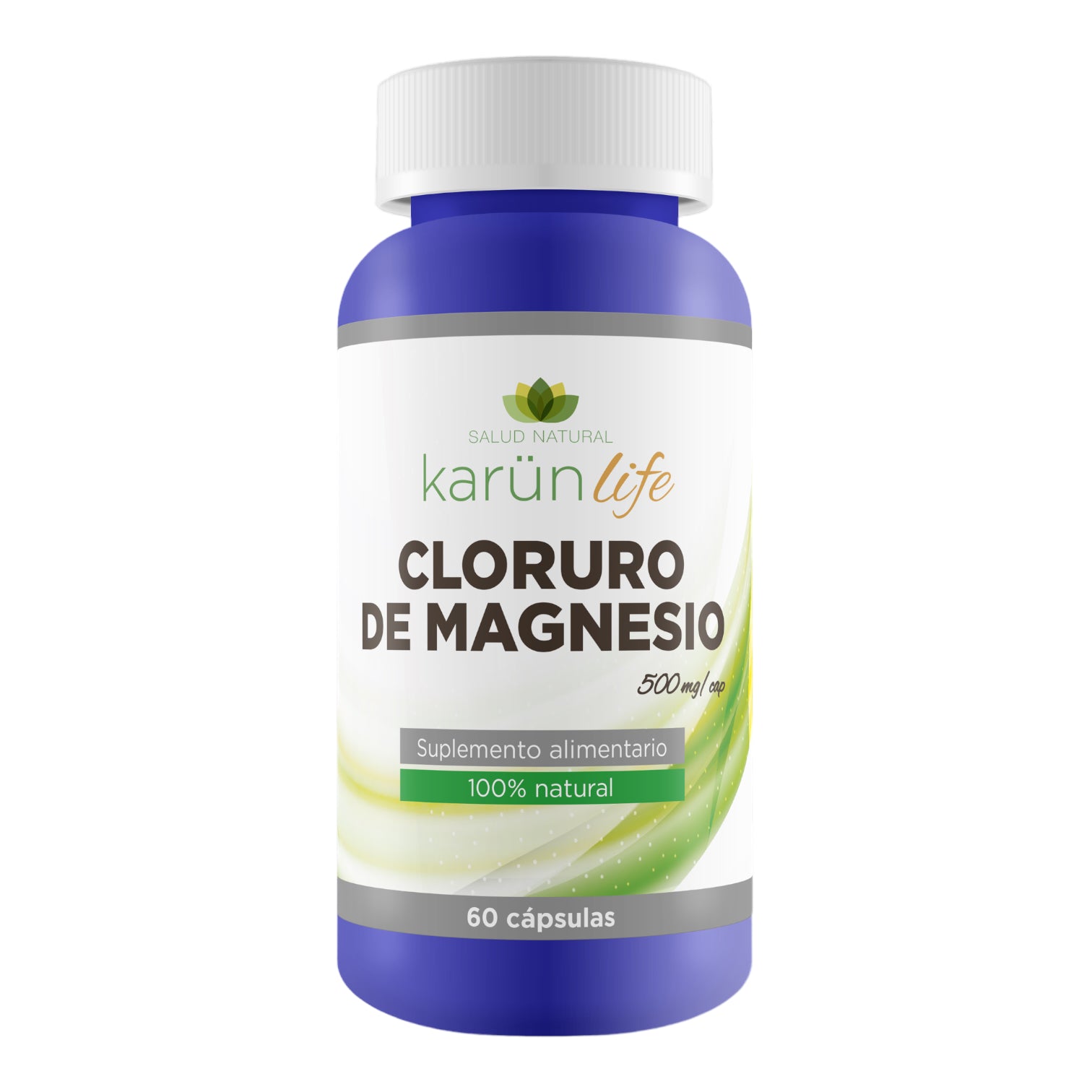 Cloruro De Magnesio 60 Capsulas 500 Mg