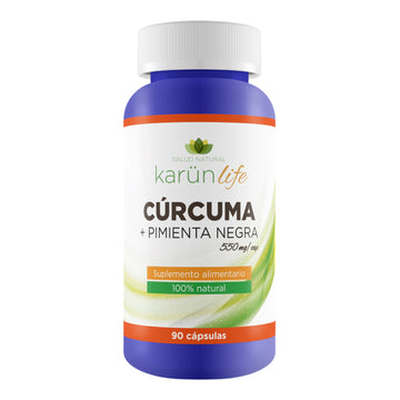 Curcuma + Pimienta Negra 90 Cap 550 Mg