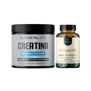 Pack Fuerza Y Calma Ashwagandha + Creatina 300gr