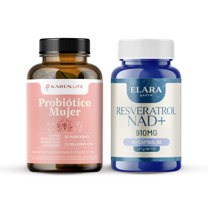 Pack Probiótico Mujer + Resveratrol Nad+