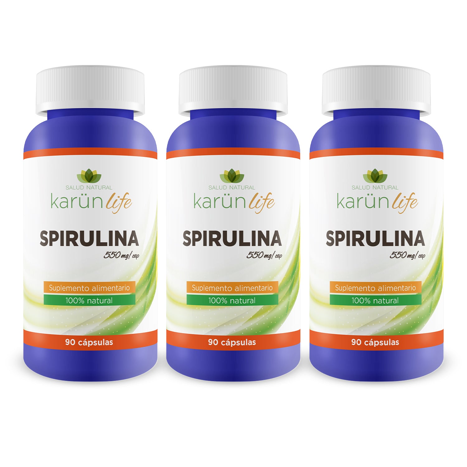Spirulina 270 Cápsulas 550 Mg