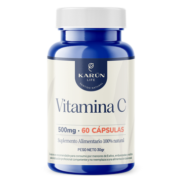 Vitamina C 60 Capsulas, 500 Mg