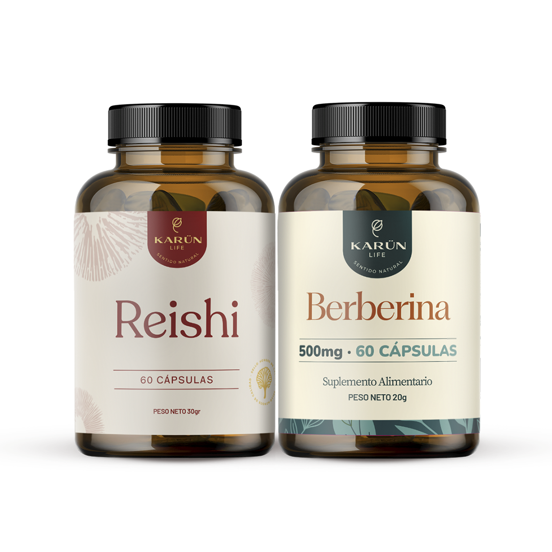 Pack Equilibrio Profundo - Reishi + Berberina 120 cap
