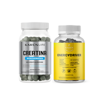 Pack Full Rendimiento: Creatina + Energy Driver  210 Gomitas