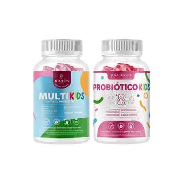 Pack Nutrición Inteligente Gomitas Kids: Multi Kids + Probiotico Kids 120 u