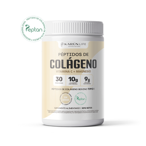 Péptidos de colágeno + Biotina + Vitamina C + Magnesio en polvo 325 g