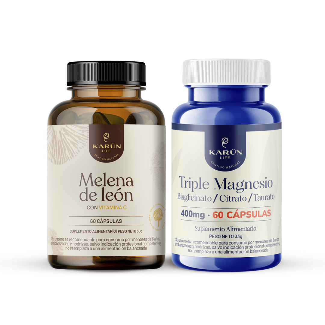 Pack Melena de Leon + Triple Magnesio 120 Cap
