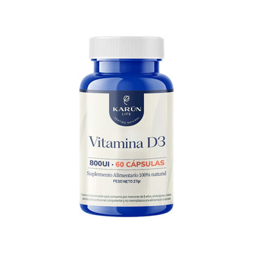 Vitamina D3 800 UI 60 Cápsulas